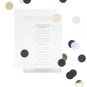 West Emory Engagement Party Invitation Kit 12 card